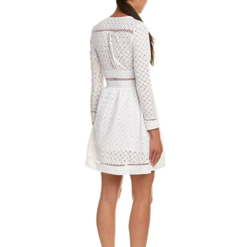 Haute Rogue Milla‎ Eyelet Cotton Dress